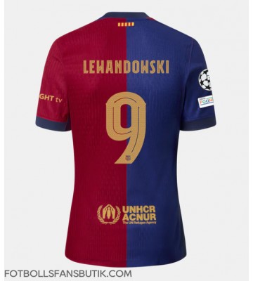 Barcelona Robert Lewandowski #9 Replika Hemmatröja 2024-25 Kortärmad